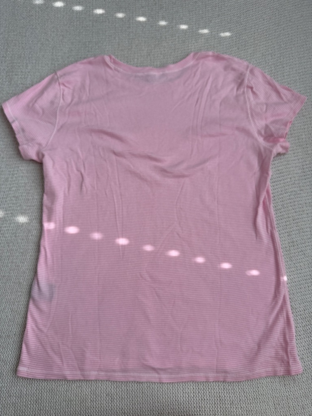 Ralph Lauren 100% Cotton Pink/White Stripe Short Sleeve Shirt Size XL - Picture 8 of 8